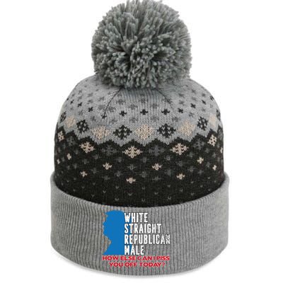 White Straight Republican Male Who Else Can I Piss Off Today The Baniff Cuffed Pom Beanie