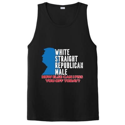 White Straight Republican Male Who Else Can I Piss Off Today PosiCharge Competitor Tank
