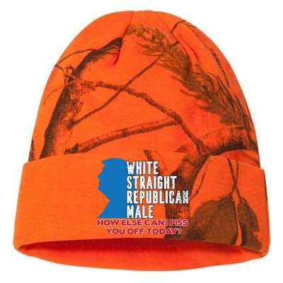 White Straight Republican Male Who Else Can I Piss Off Today Kati Licensed 12" Camo Beanie