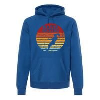 Water Skiing Retro Waterski Vintage Waterskiing Sunset Ski Meaningful Gift Premium Hoodie