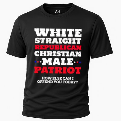 White Straight Republican Christian Male Patriot Performance Shirt
