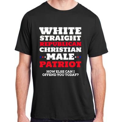 White Straight Republican Christian Male Patriot Adult ChromaSoft Performance T-Shirt