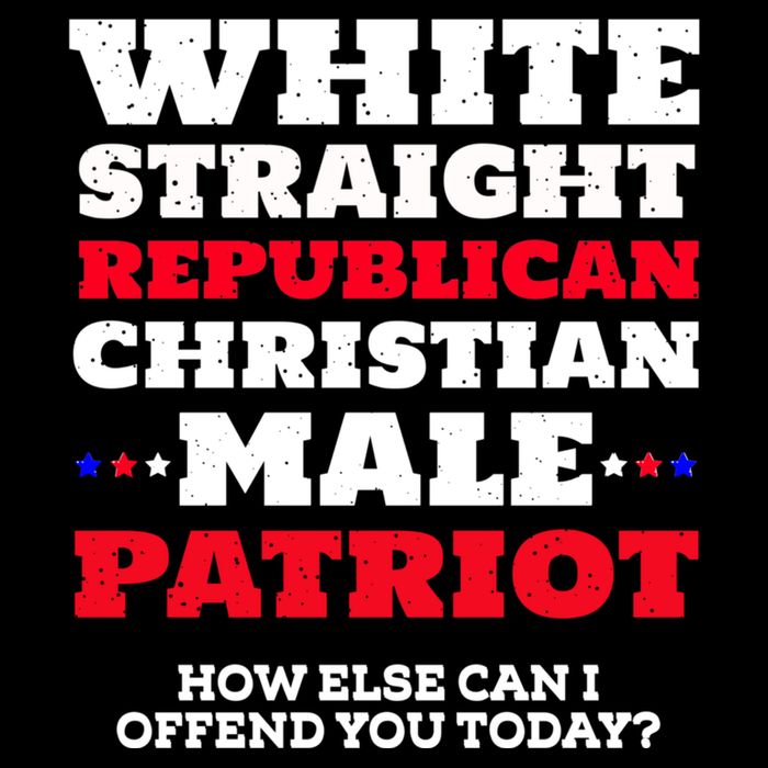 White Straight Republican Christian Male Patriot Bucket Hat