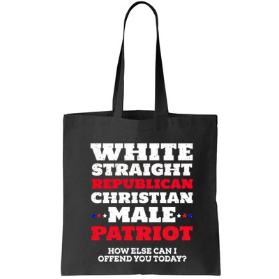 White Straight Republican Christian Male Patriot Bag