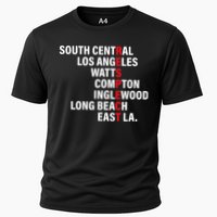 West Side RESPECT Los Angeles Watts Compton Long Beach Cooling Performance Crew T-Shirt