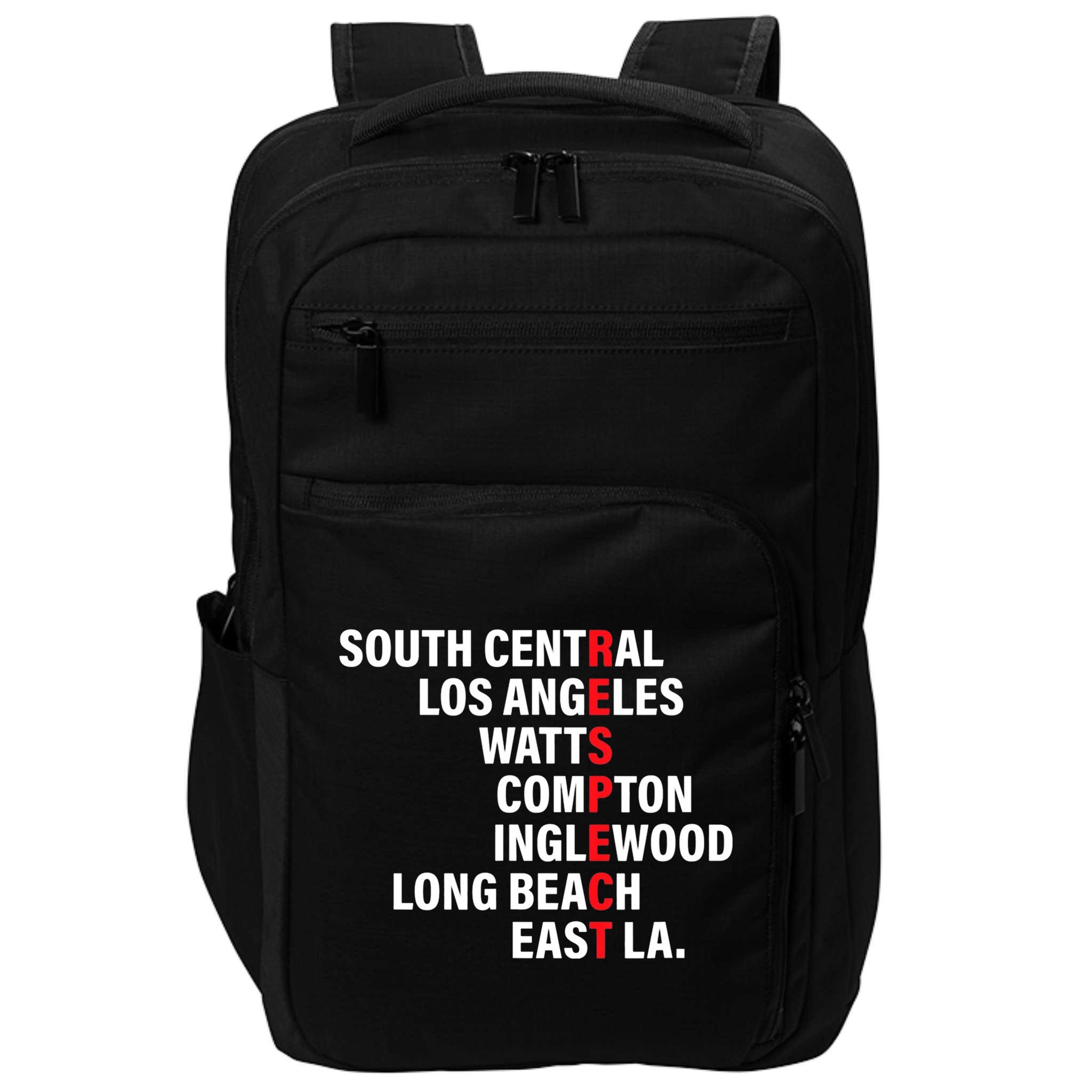 West Side RESPECT Los Angeles Watts Compton Long Beach Impact Tech Backpack