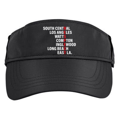 West Side RESPECT Los Angeles Watts Compton Long Beach Adult Drive Performance Visor