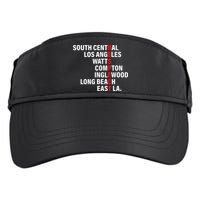 West Side RESPECT Los Angeles Watts Compton Long Beach Adult Drive Performance Visor