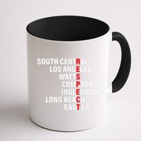 West Side RESPECT Los Angeles Watts Compton Long Beach Mug