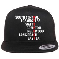 West Side RESPECT Los Angeles Watts Compton Long Beach Flat Bill Trucker Hat