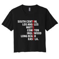 West Side RESPECT Los Angeles Watts Compton Long Beach Crop Top