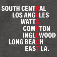 West Side RESPECT Los Angeles Watts Compton Long Beach Vector Backpack