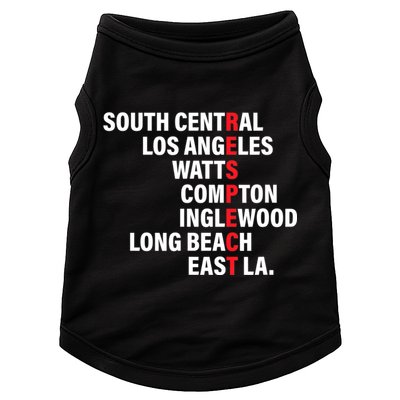 West Side RESPECT Los Angeles Watts Compton Long Beach Doggie Tank