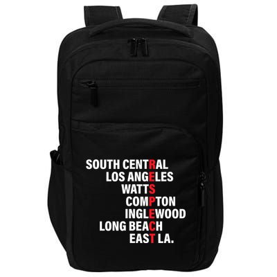 West Side RESPECT Los Angeles Watts Compton Long Beach Impact Tech Backpack