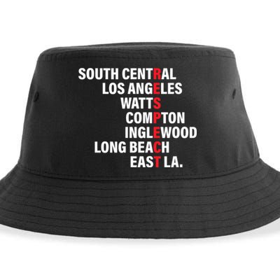 West Side RESPECT Los Angeles Watts Compton Long Beach Sustainable Bucket Hat