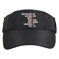 West Side RESPECT Los Angeles Watts Compton Long Beach Adult Drive Performance Visor
