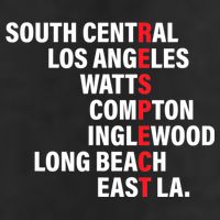 West Side RESPECT Los Angeles Watts Compton Long Beach Adult Drive Performance Visor