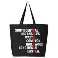 West Side RESPECT Los Angeles Watts Compton Long Beach 25L Jumbo Tote