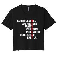 West Side RESPECT Los Angeles Watts Compton Long Beach Crop Top