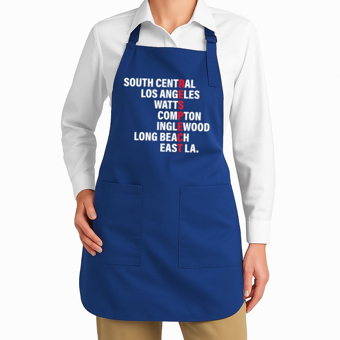 West Side RESPECT Los Angeles Watts Compton Long Beach Apron