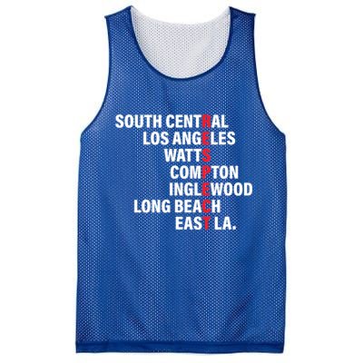 West Side RESPECT Los Angeles Watts Compton Long Beach Mesh Reversible Basketball Jersey Tank