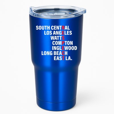 West Side RESPECT Los Angeles Watts Compton Long Beach Tumbler