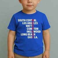 West Side RESPECT Los Angeles Watts Compton Long Beach Toddler T-Shirt
