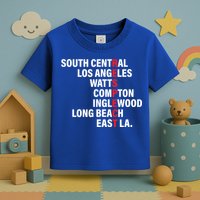 West Side RESPECT Los Angeles Watts Compton Long Beach Toddler T-Shirt