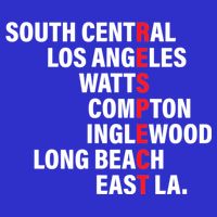 West Side RESPECT Los Angeles Watts Compton Long Beach Visor