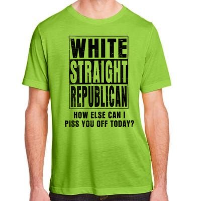 White Straight Republican How Else Adult ChromaSoft Performance T-Shirt