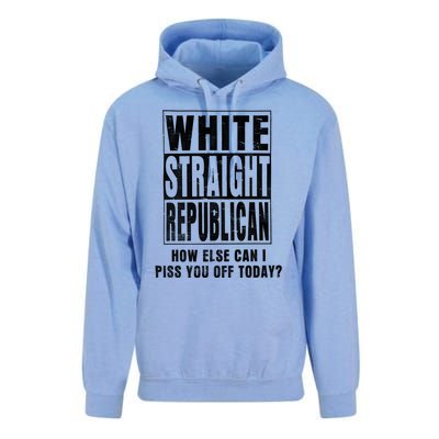 White Straight Republican How Else Unisex Surf Hoodie