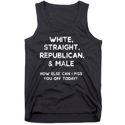 White Straight Republican Male Tank Top