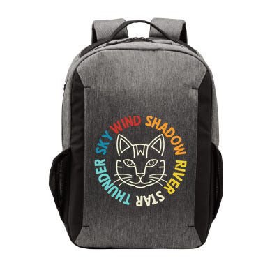 Wind Shadow River Star Thunder Sky Cat Feline Vector Backpack