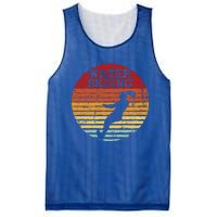 Water Skiing Retro Waterski Vintage Waterskiing Sunset Ski Gift Mesh Reversible Basketball Jersey Tank