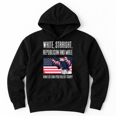 White Straight Republican Male Hoodie