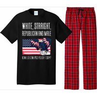 White Straight Republican Male Pajama Set