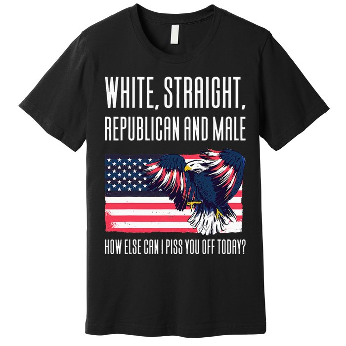 White Straight Republican Male Premium T-Shirt