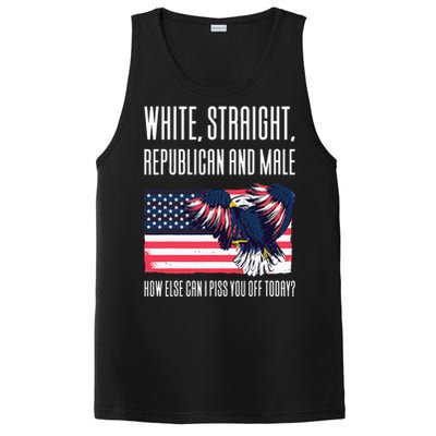 White Straight Republican Male PosiCharge Competitor Tank