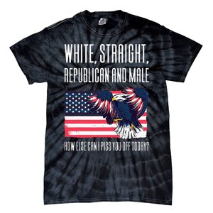 White Straight Republican Male Tie-Dye T-Shirt