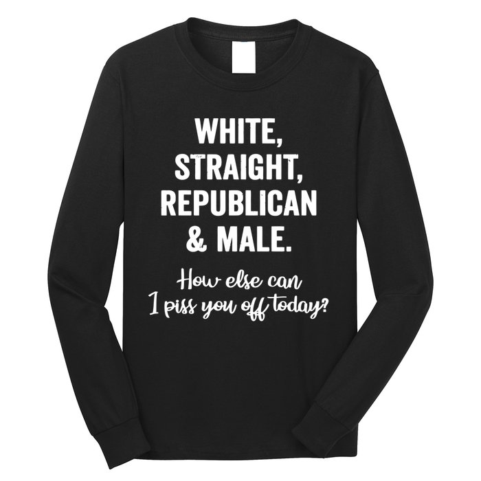 White Straight Republican Male Long Sleeve Shirt