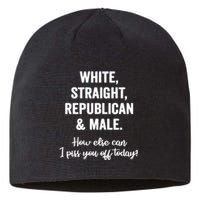 White Straight Republican Male Sustainable Beanie