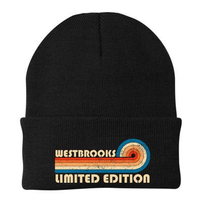 Westbrooks Surname Retro Vintage 80s 90s Birthday Reunion Beanie