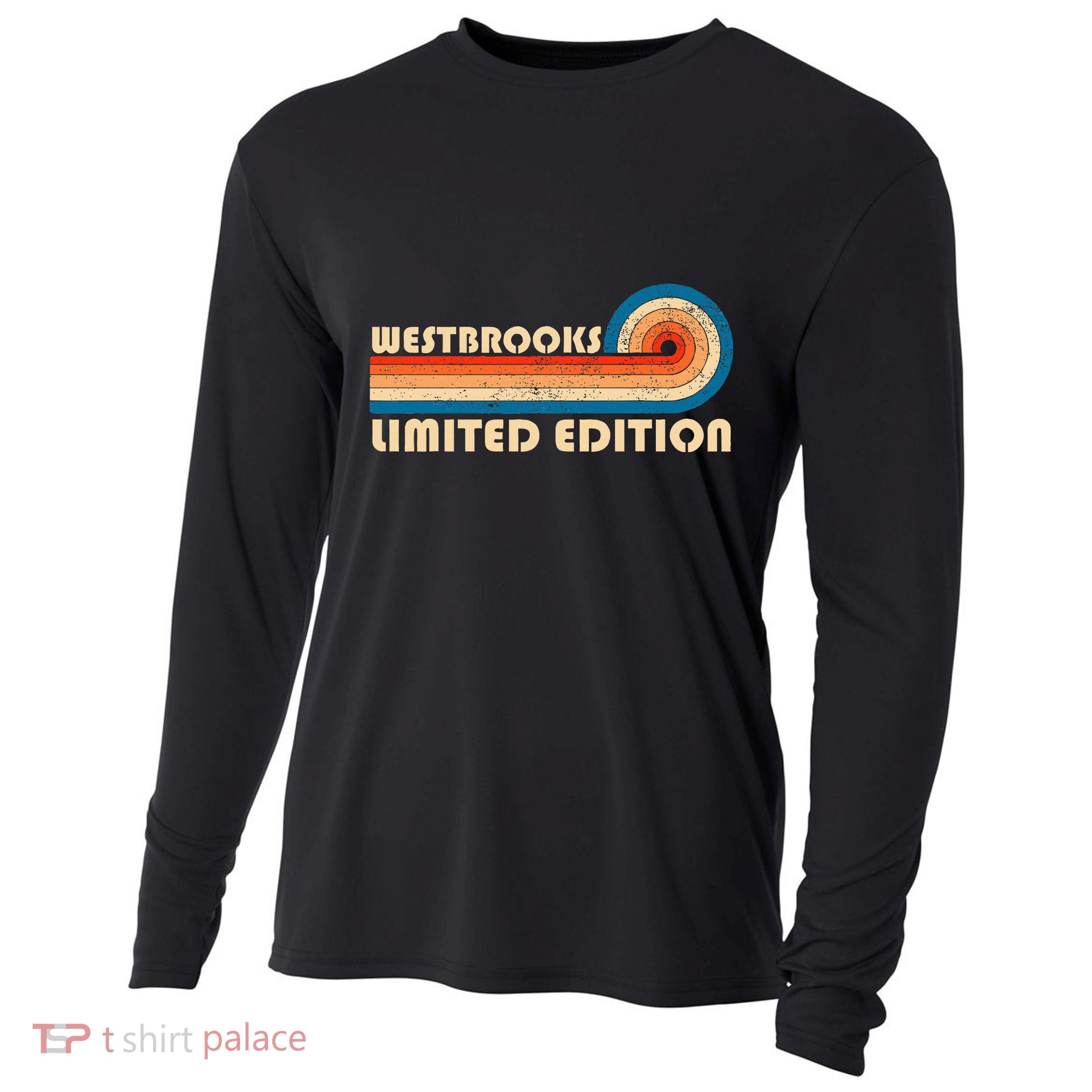 Westbrooks Surname Retro Vintage 80s 90s Birthday Reunion Cooling Performance Long Sleeve Crew