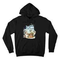 Wave Street Retro Vacation Beach Surfing Sunset Beach Hut Hoodie