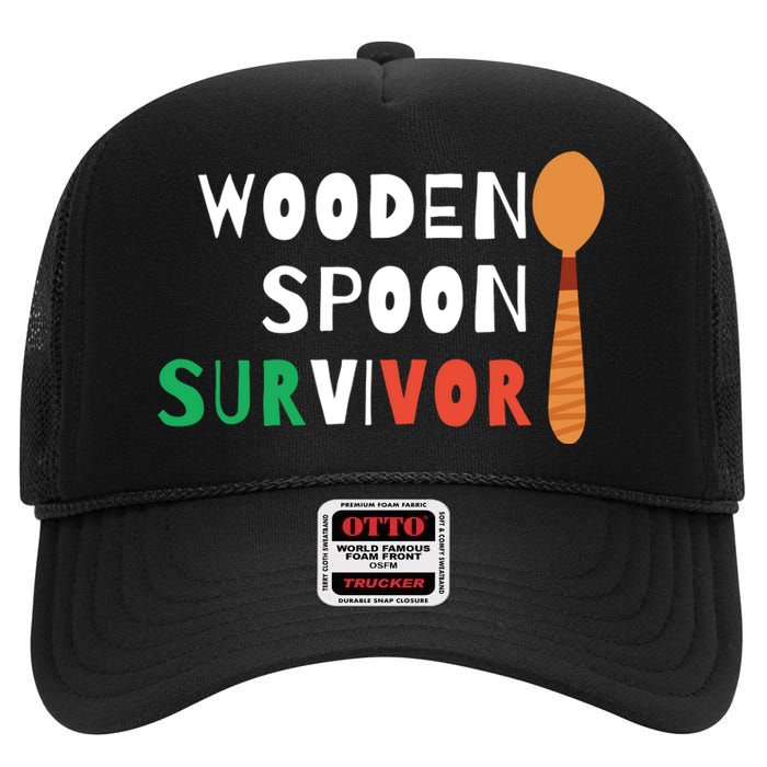 Wooden Spoon Survivor High Crown Mesh Back Trucker Hat