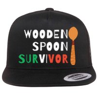 Wooden Spoon Survivor Flat Bill Trucker Hat