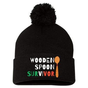 Wooden Spoon Survivor Pom Pom 12in Knit Beanie