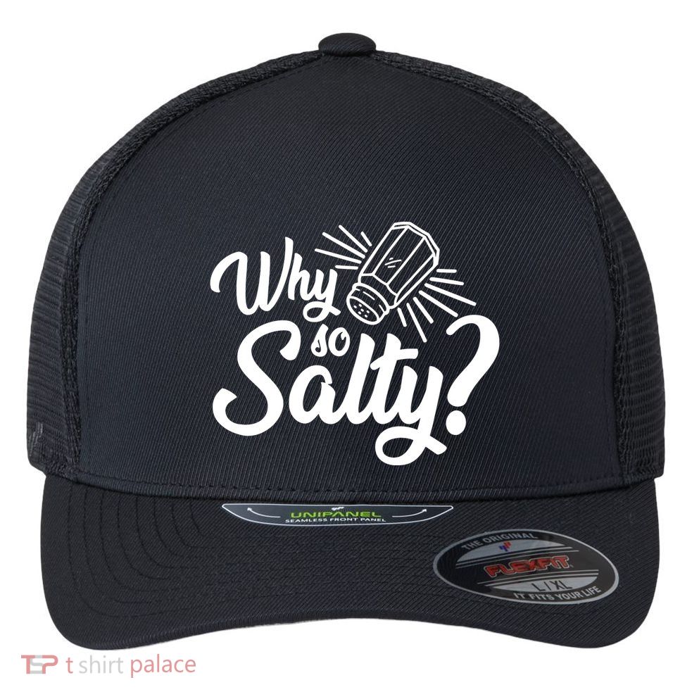 Why So Salty Flexfit Unipanel Trucker Cap