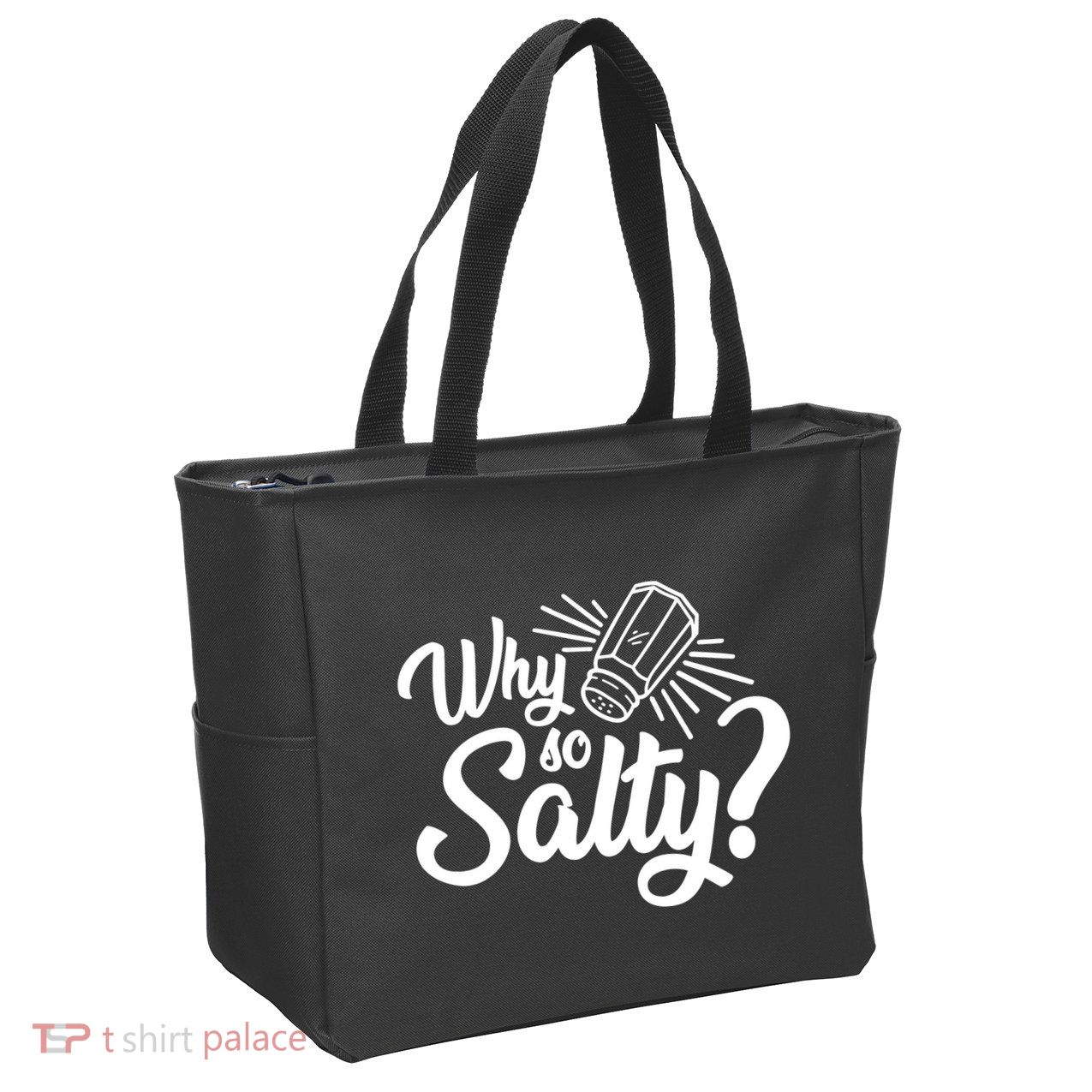 Why So Salty Zip Tote Bag
