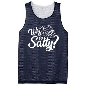 Why So Salty Mesh Reversible Basketball Jersey Tank